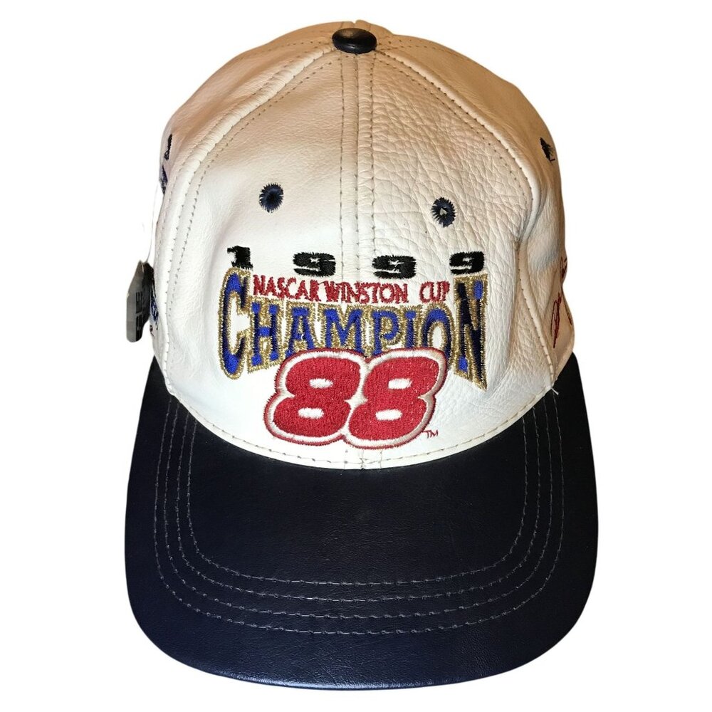 Vintage1999 NASCAR Winston Cup Champion #88 Leather Hat Ford Quality Care Racing